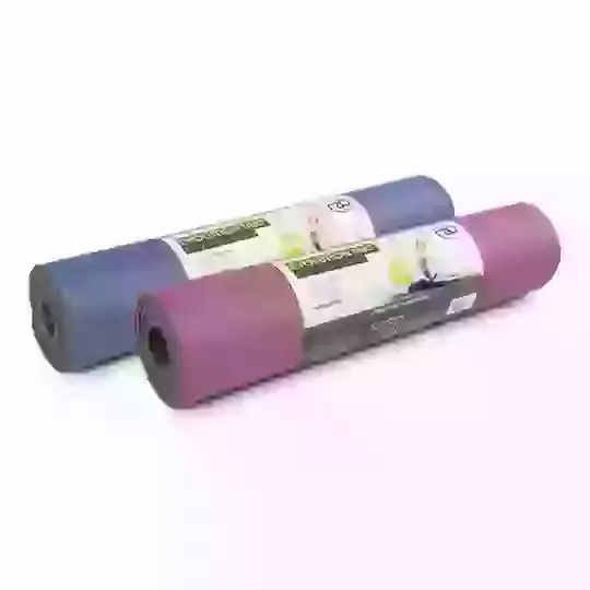 Fitness-Mad Evolution Deluxe Eco Yoga Mat, 6mm With Carry String